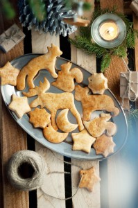 Печенье шведское с медом и соусом