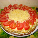 Кабачковый торт закусочный